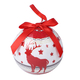 Set of 14 - Christmas Decorative Elk and Star Balls with Ribbons in Gift Box