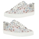 Lotus Stressless Leather Garda Lace-Up Trainers in Multi Colour Floral Pattern