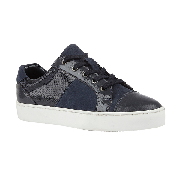Lotus Stressless Navy Leather Sherlyn Casual Trainers