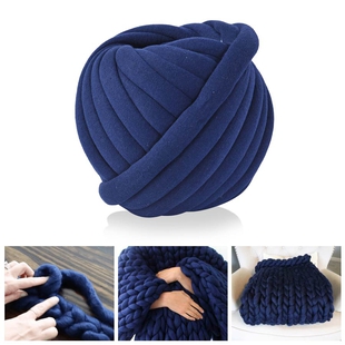 100% Cotton Filled Thick Rope in Dark Blue (760cm)
