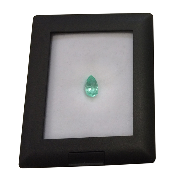 Boyaca Colombian Emerald (Pear 9x5.6 Faceted 3A) 1.350 Ct.