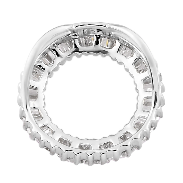 RHAPSODY 950 Platinum IGI Certified Diamond (VS/E-F) Circle Pendant 0.50 Ct.