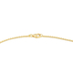 Lustro Stella Yellow Gold Overlay Sterling Silver Necklace (Size 18) Made with Finest CZ 20.50 Ct, Silver wt 16.22 Gms