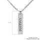 Personalised Engravable Bar Necklace, Size 16+2 Inch, Stainless Steel