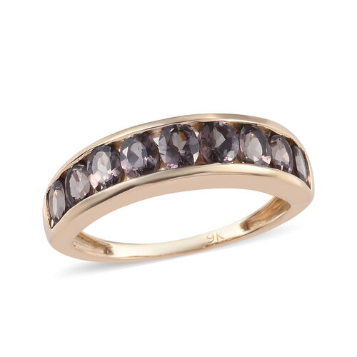2 Carat Colour Change Garnet Half Eternity Band Ring in 9K ... (500 x 500 Pixel)