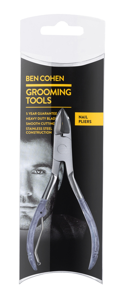 Ben Cohen Male Grooming Kit 2- Nail Pliers, 3 Way buffer, Moustache & Beard Scissors, Moustache & Be