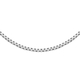Sterling Silver Box Chain (Size 18) with Spring Ring Clasp.