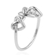 LUCYQ Drip Collection - Rhodium Overlay Sterling Silver Ring