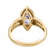 Signature Collection- 9K Yellow Gold Tanzanite and Diamond (0.36cts) Ring 1.78 Ct.