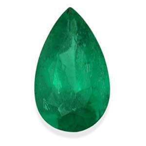 IGI Certified Boyaca Colombian Emerald (Pear 12.64x7.56 Faceted 4A) 2.100 Cts (GT12552001)