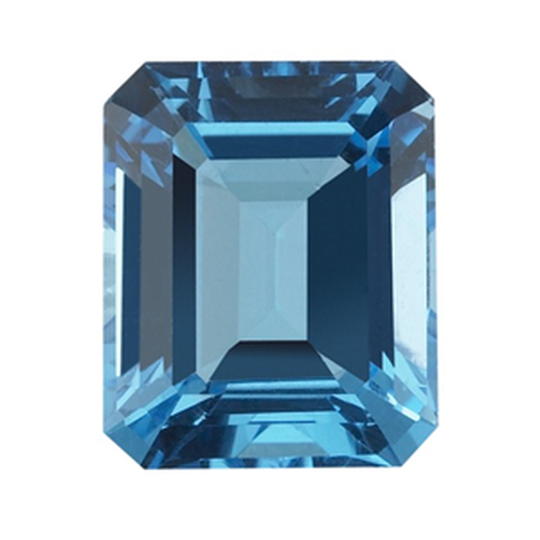 Electric Swiss Blue Topaz (Oct 20x15 Faceted 4A) 27.000 Cts