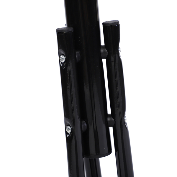 Stylish Metal Coat Rack (Size: 45x45x173 Cm) - Black