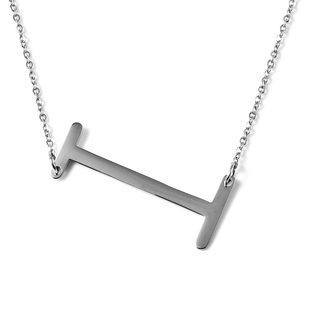 Inital I Necklace (Size - 20) in Stainless Steel