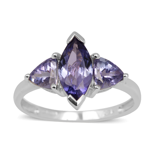 Close Out Deal 14K W Gold AA Tanzanite (Mrq 1.00 Ct) Ring 1.800 Ct.