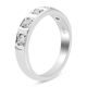 RHAPSODY 950 Platinum Natural IGI Certified Diamond (VS/E-F) Band Ring 0.33 Ct, Platinum wt. 5.44 Gms