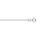 Hatton Garden- 9K White Gold Curb Chain (Size 20) with Spring Ring Clasp