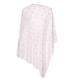 Kris Ana Paisley Scattered Soft Pink Poncho One Size (8-18)