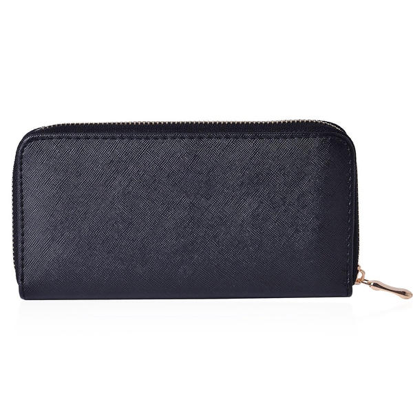 Arbra Classic Black Colour Wallet (Size 19.5x9.5x3 Cm)
