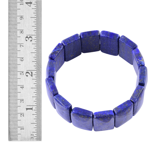 Lapis Lazuli Bracelet (Size 7.5) 400.000 Ct.