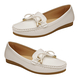Lotus Bea White Loafers (Size 7)