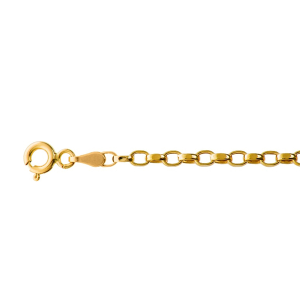 Close Out Deal 9K Yellow Gold Belcher Chain (Size 18)