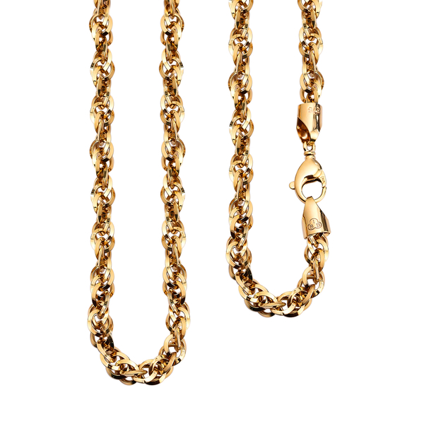 Hatton Garden Close Out Deal- 9K Yellow Gold Prince of Wales Chain (Size - 20) with Lobster Clasp, G