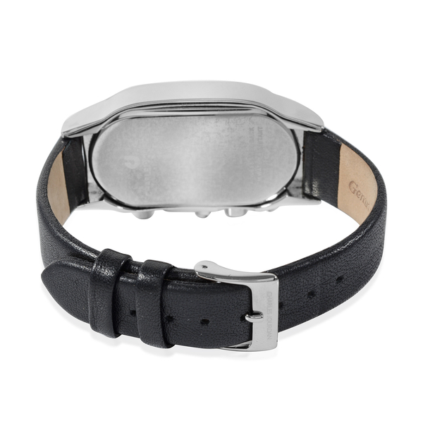 Close Out - CHARLES JOURDAN Paris Unisex Watch with Genuine Leather Strap