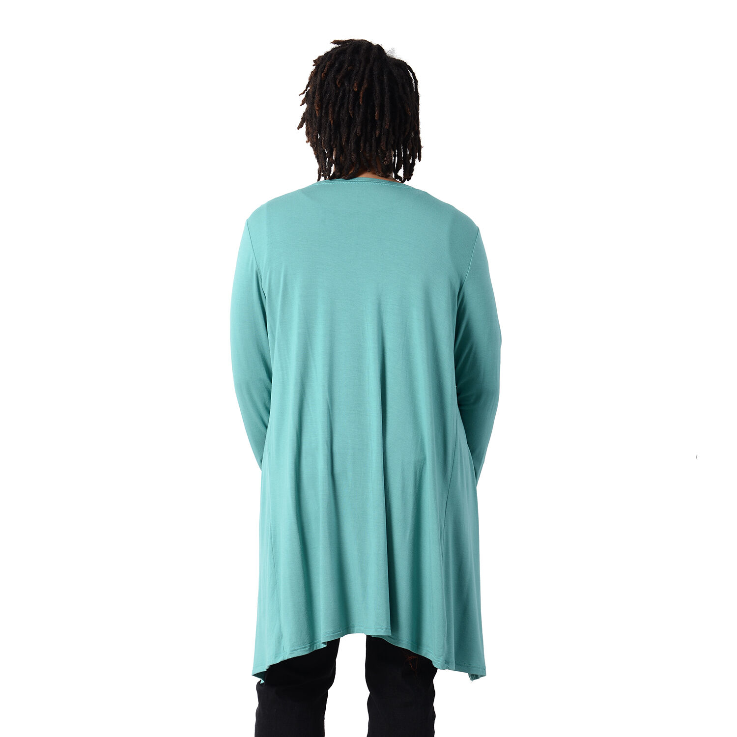 2 Piece Set - Matching Cardigan and Tank Top in Solid Mint Green