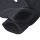 100% ACRYLIC Unisex Triangle Thermal Touchscreen Gloves-Black/XL (Size21x10x1Cm)
