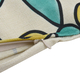 Set of 4 - Printed Cushion Cover (Size 45 Cm) - White, Blue Green & Yellow