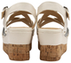 Lotus Belinda Open Toe Wedge Sandals (Size 4) - White