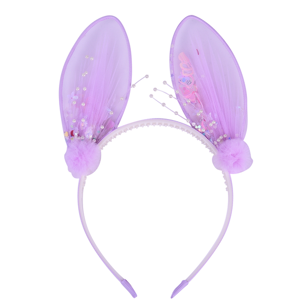 Lilac Colour Hair Band (Size 13x5x37 Cm)
