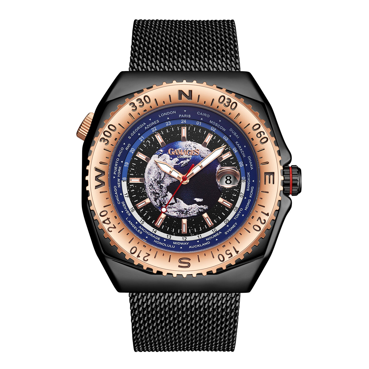 GAMAGES OF LONDON Limited Edition Hand Assembled Atlas Automatic Watch