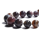 Botswana Agate Beads Necklace (Size 20) with Magnetic Lock in Rhodium Overlay Sterling Silver 537.50 Ct.