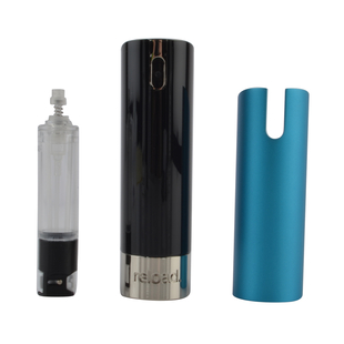 Reload Mini Perfume Spray - Black, Reload Refillable Refill & Mini Spray Skin Aluminium Blue