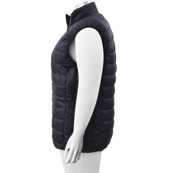 Super Auction - Japanese Heating Wire Down Puffer Vest with 3 Heat Setting (Size L) - Black