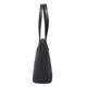 Super Find - ASSOTS LONDON Melanie 100% Genuine Leather Croc Pattern Tote Bag with Handle Drop (Size 29x23x13 Cm) - Black