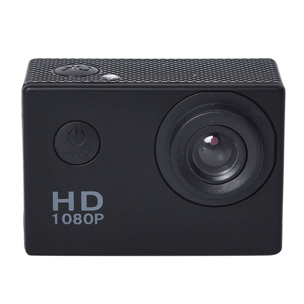 1080p Hd Tft Screen Action Camera With 100 Degree Wide Angle Black Tjc