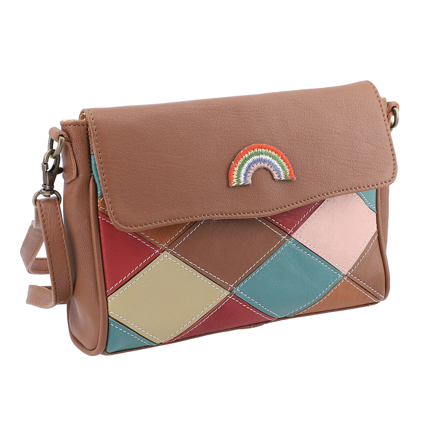 tan coloured bag