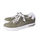 CAPRICE Leather Zipper Detailing Low-top Sneakers (Size 7.5) - Cactus Suede