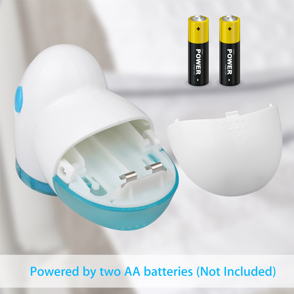 Lint Remover 2xAA Batteries - (not Included) (Size 7x5x10 Cm) - Aqua