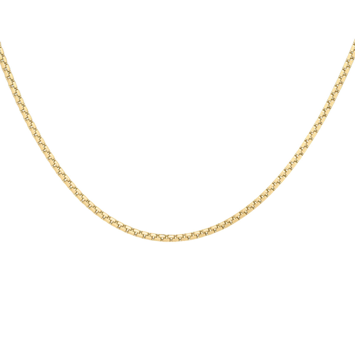 9K Yellow Gold Chain in Diamond Cut Box 