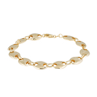 Close Out Deal- 9K Yellow Gold Mariner Bracelet (Size - 7.25) with Lobster Clasp, Gold Wt 5.76 Gms