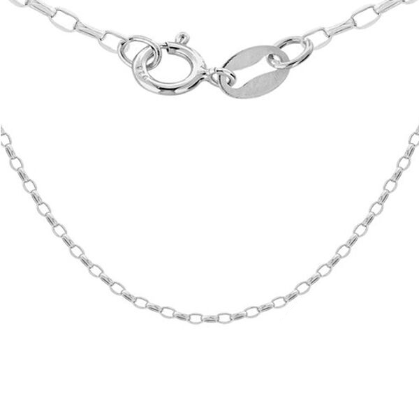 Sterling Silver Oval Belcher Chain (Size 20), Silver wt 4.40 Gms
