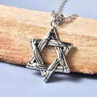 Star Pendant with Chain (Size 23.5) in Stainless Steel