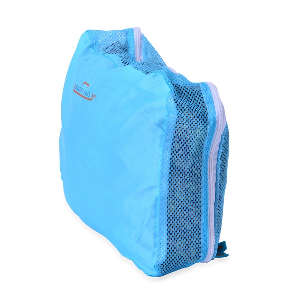Set of 5 - Blue Colour Storage Bag (Size 36x30x13Cm, 36x28x6Cm, 31x28x5 Cm 27x20x5Cm and 30x20x10Cm)