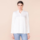 TAMSY 100% Viscose Shirt (Size 8) - White