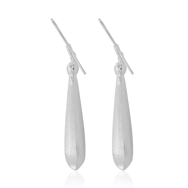 Thai Sterling Silver Hook Earrings, Silver wt 5.37 Gms.