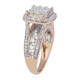 NY Close Out- 14K Yellow Gold Diamond (SI/G-H) Ring 2.04 Ct, Gold Wt. 6.70 Gms