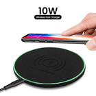 10W Wireless Fast Charging Pad- Black